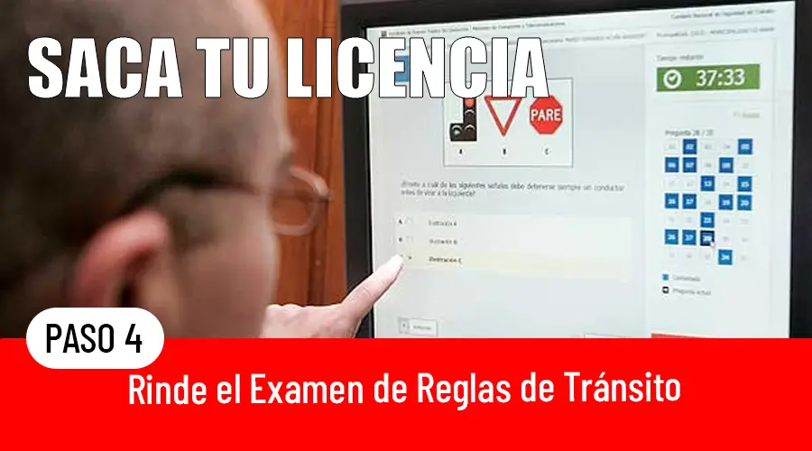 Paso 4: Rinde el Examen de Reglas de Tránsito (Día 11)