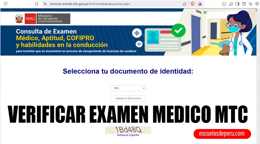 Cómo Ver mi Examen Médico por Internet en el Sistema del MTC Perú 🌐📋