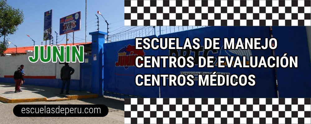 Escuelas de manejo en Junin